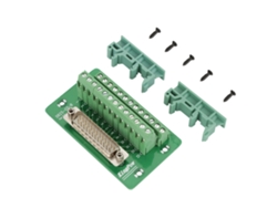 2026velora-módulo De Interfaz Db25 Para Din Rail Con Placa De Desconexión Y Terminales (conector Macho)