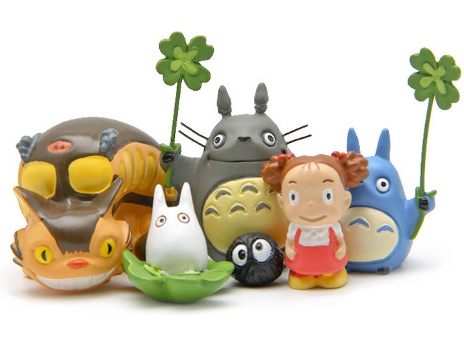 5 Figuras EASTVAPS Mi vecino Totoro Hayao Miyazaki Mei Min
