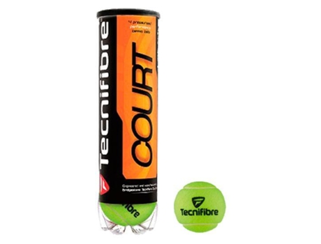 Tubo de 3 pelotas de tenis TECNIFIBRE TU