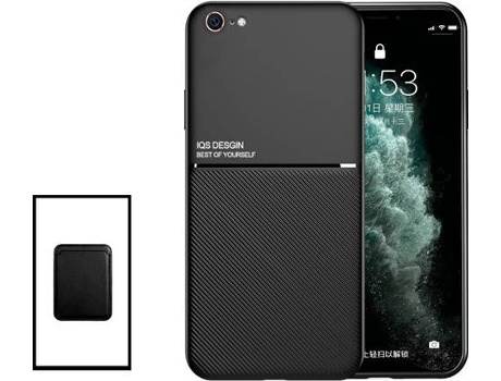 Kit Carcasa Magnetic Lux iPhone SE 2022 PHONECARE Negro