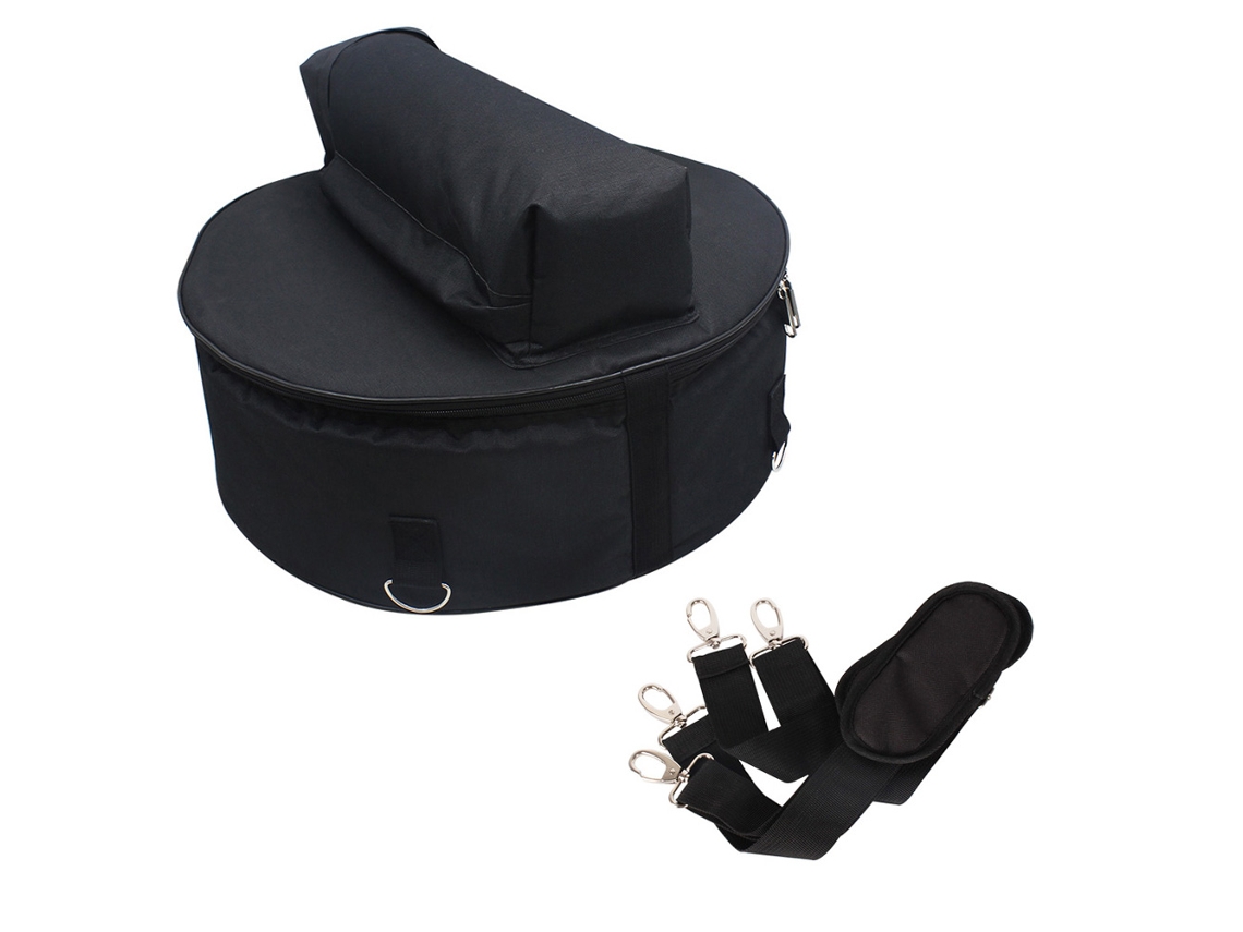 Mochila para pandereta de 14 pulgadas (resistente, con bolsillo externo)