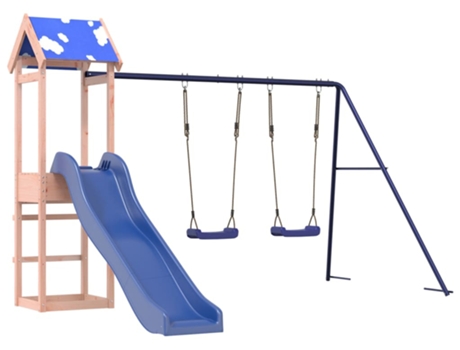 Parque Infantil De Exterior VIDAXL Marrón Madera