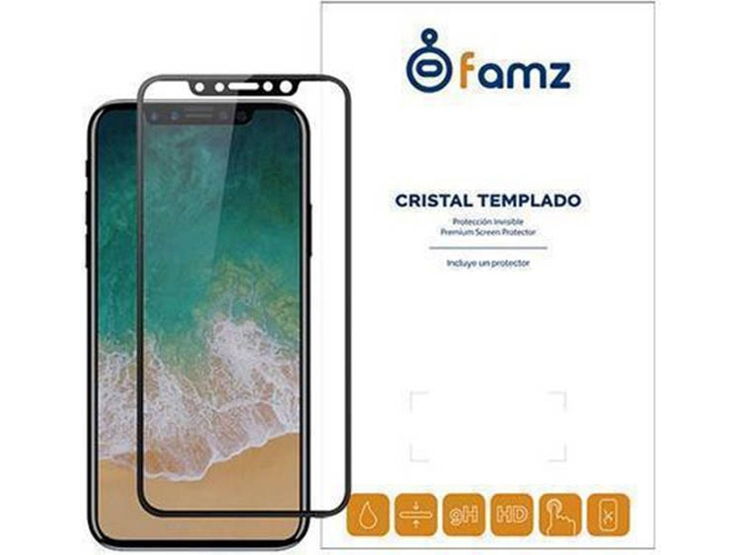 Protector de Cristal Templado Apple iPhone XR PPIXR5DN_ES Negro
