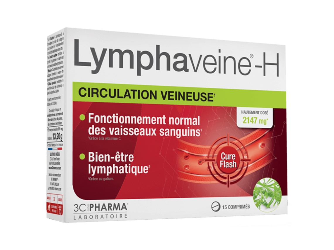 3C Pharma Lymfaveína-H 15 comprimidos 3C PHARMA