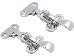 Loquet De Verrouillage Pont En Acier Inoxydable 316, 2 Piezas, Pince Maintien Verrouillable,