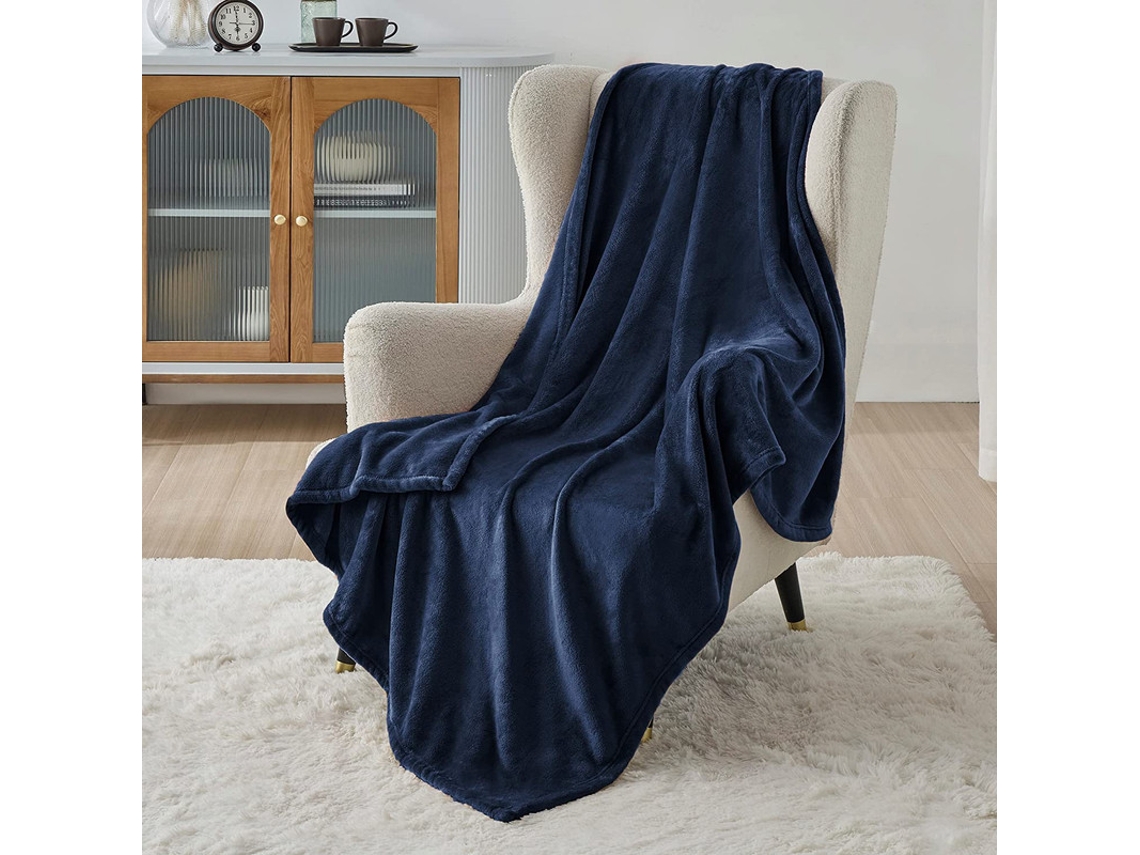 Manta Suave Azul 120x150Cm-BOD HOME