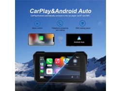 Reproductor de pantalla inteligente Mdug con pantalla IPS de 5 pulgadas, Android, Carplay, ajuste automático de brillo, IP68, resistente al agua, Bluetooth 5.0