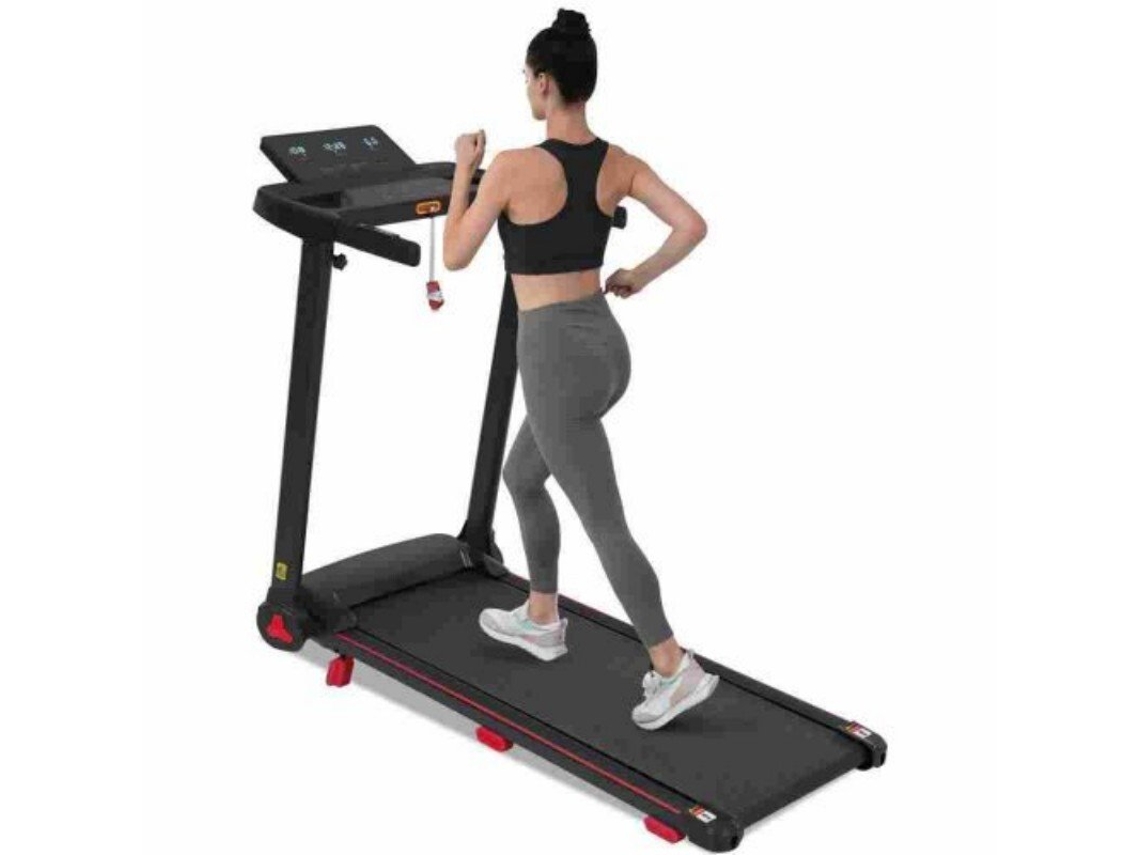 Cinta De Correr Plegable Con Inclinación Del 8%, 3,0 Cv, 14 Km/h, Bluetooth, 12 Programas.