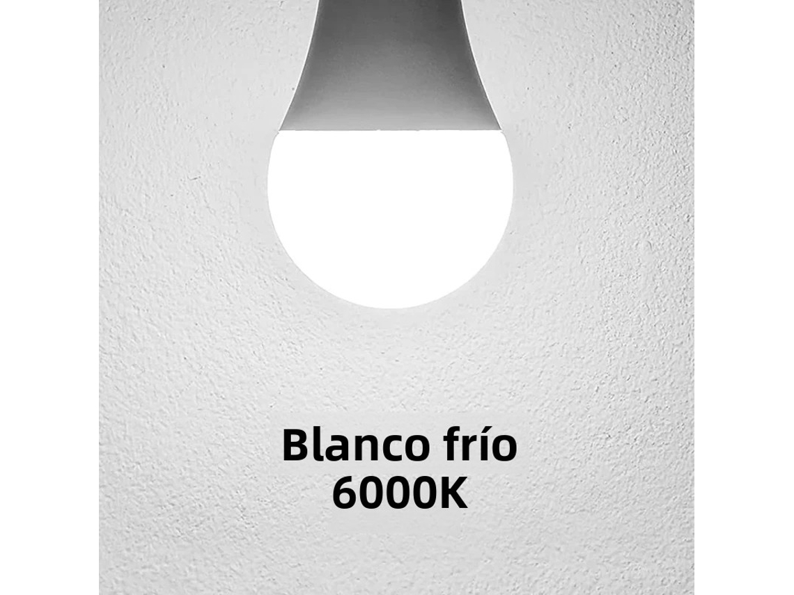 Bombillas LED esféricas de 270°, 12 unidades, 220 V, Mdug (blanco frío, 6 W, casquillo E27)