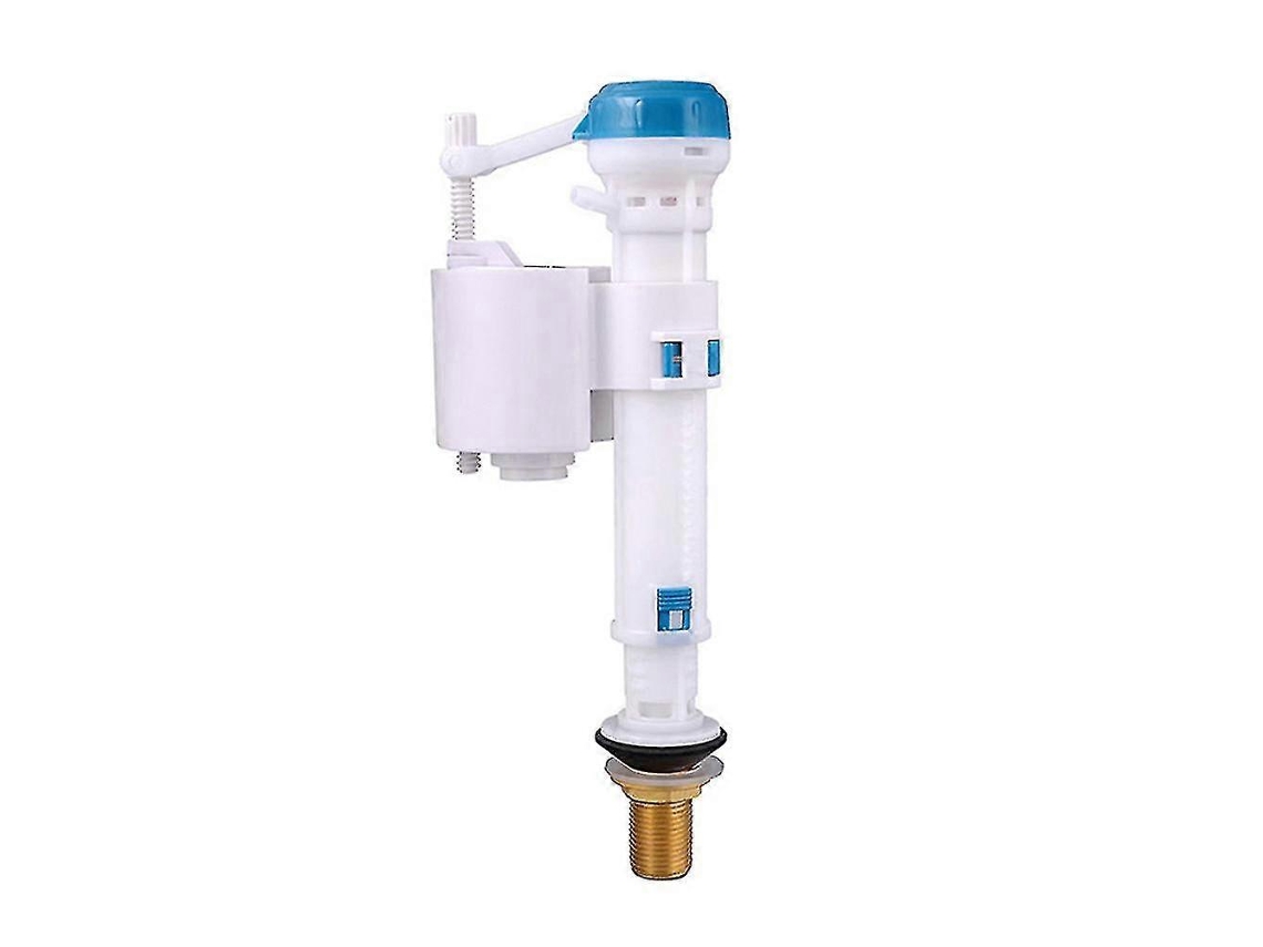 Válvula De Entrada Ajustable Para Cisterna De Inodoro Con Botón De Descarga Y Tubo, Blanco - 1 Pieza