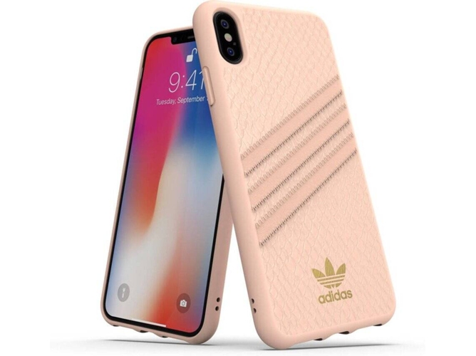 Funda iPhone XS Max ADIDAS Moulded Snake Rosa