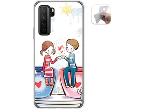 Carcasa Huawei P40 Lite 5G TUMUNDOSMARTPHONE Café Multicolor