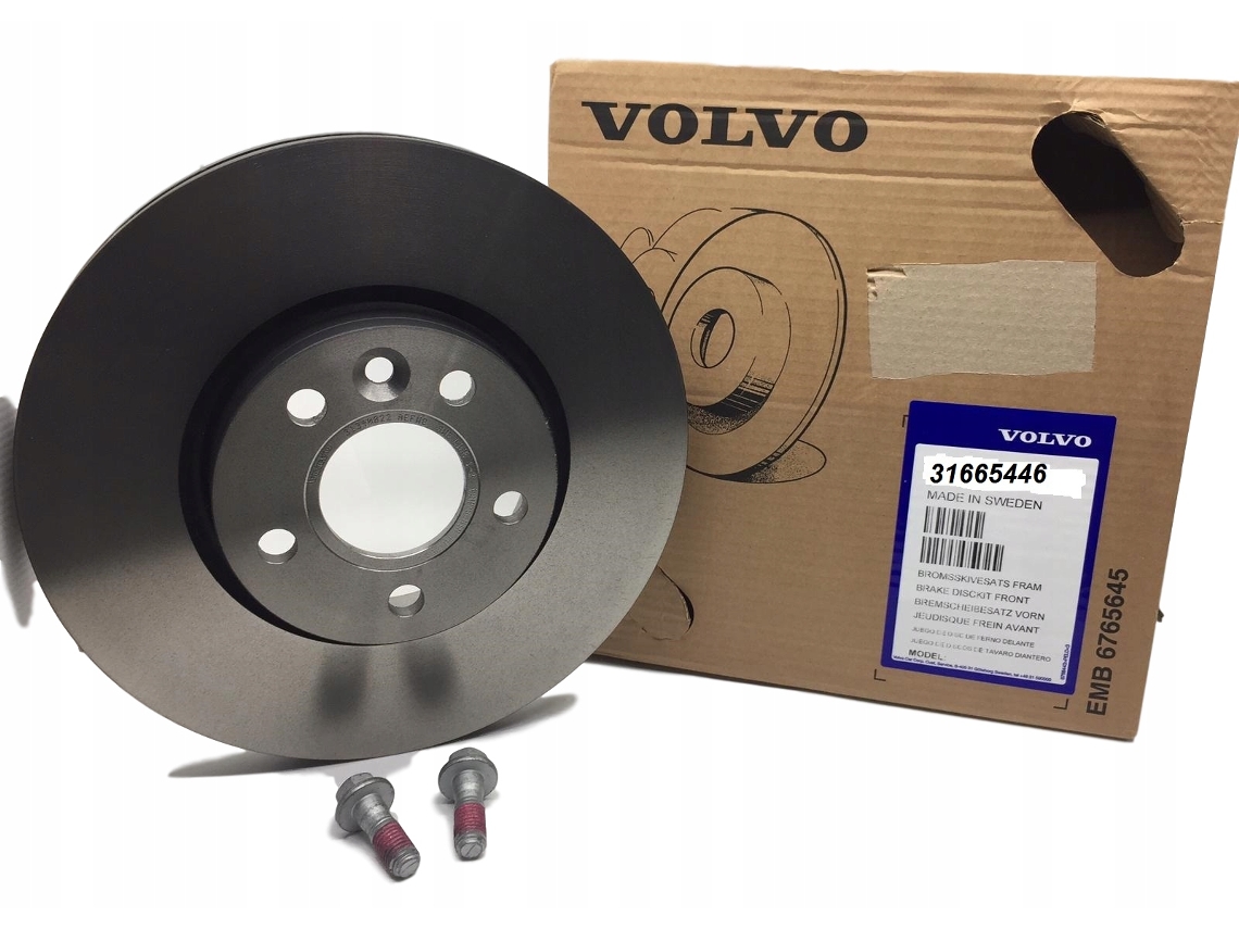 Discos de freno delanteros originales Volvo S90 V90 XC90 31665446