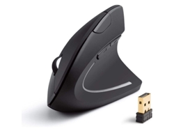 Ratón Vertical Ergonómico Inalámbrico Anker Ak-uba 2.4g, 800/1200/1600 Dpi, 5 Botones Para Portátil, Ordenador De Sobremesa, Pc, Macbook - Negro