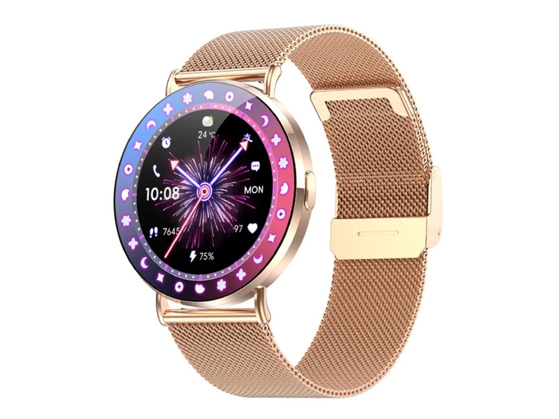 Smartwatch Con Llamada Bluetooth Asistente De Voz Reproducción De Música Frecuencia Cardíaca Monitoreo De Presión Arterial Y Varios M Yizhood