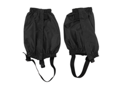 Protectores De Piernas Impermeables De Fibra De Poliéster Para Senderismo, Acampada, Escalada Y Pesca - Negro