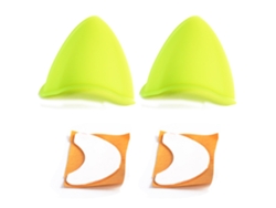 Acessórios De Capacete (orelhas De Gato De Silicone, Acessório Fofo)