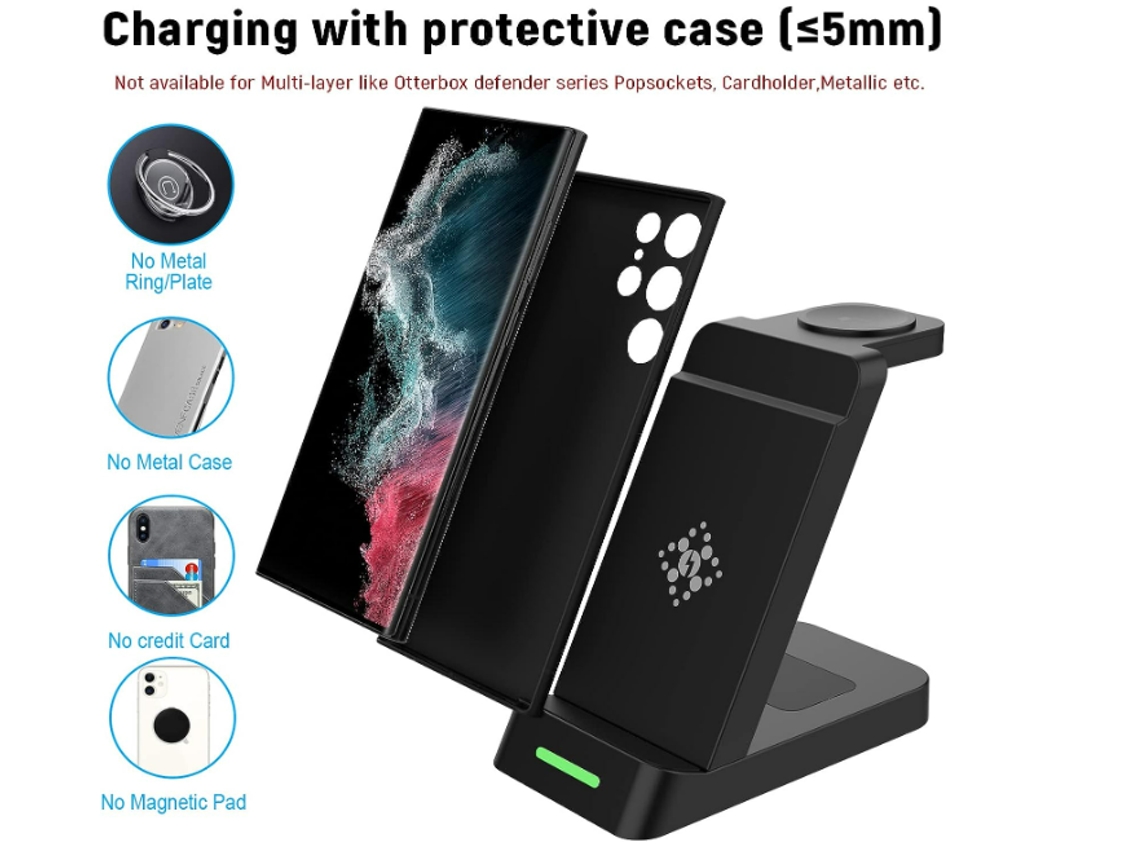 Cargador inalámbrico en para Galaxy Watch classic/6/5Pro/5/4