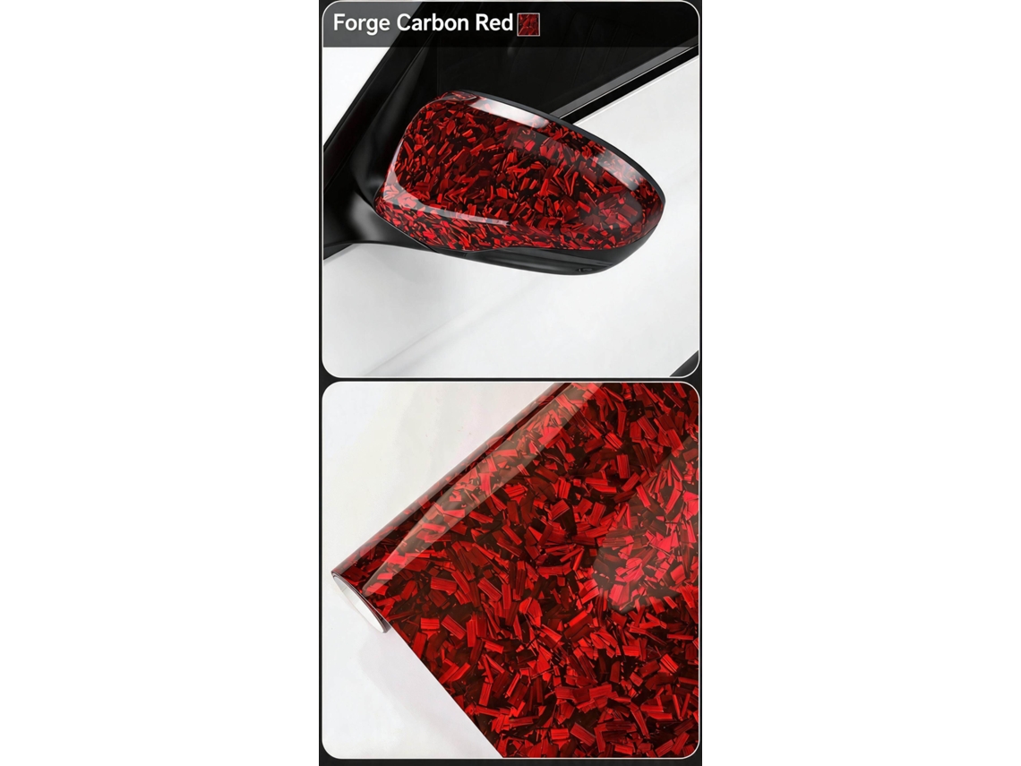 Película adhesiva impermeable 6D para coches y mascotas, 30x200 cm, para motocicletas y coches, HENTEN HOME, Rojo
