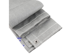 Toldo de sombra, HDPE duradero, protección UV, gris, 1,2 m x 4 m