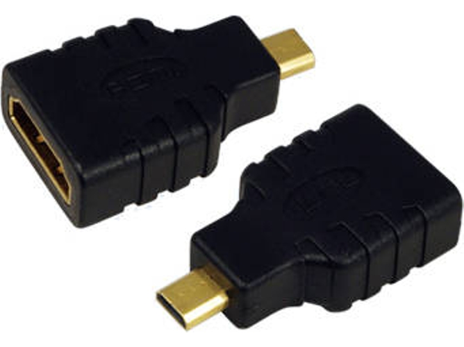 Adaptador HDMI LOGILINK (HDMI A - Negro)