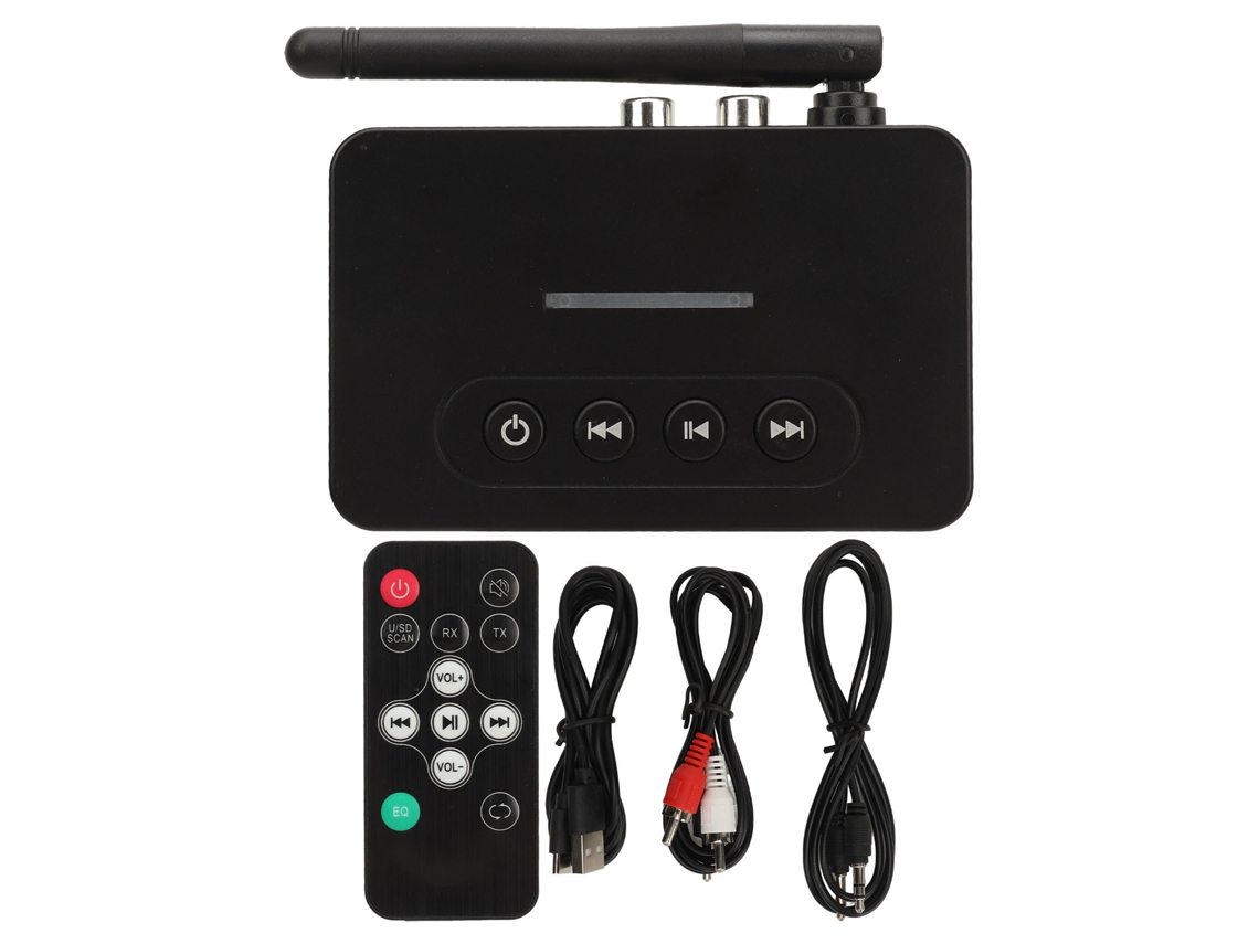 Transmissor Receptor De Som Bluetooth 5.1 2 Em 1 Adaptador Sem Fio Para Celulares Tablets Tvs Consoles De Jogos