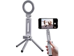 Trípode De Aluminio Para Teléfono, Soporte Giratorio Plegable Portátil