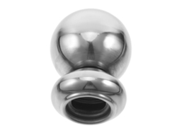 Inoomp Bola De Acero Inoxidable Para Barandilla, Tapa Redonda De 32 Mm Para Postes De Barandillas De Escaleras Y Postes