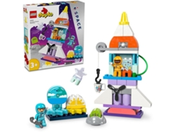 LEGO Duplo: Aventura no Vaivém Espacial 3em1 – Foguetão para crianças em idade pré-escolar (58 peças)