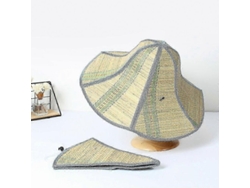 Sombrero De Paja Plegable De Ala Ancha Con Protección Uv Para La Playa, Ideal Para El Verano, Acampar Y Pescar.