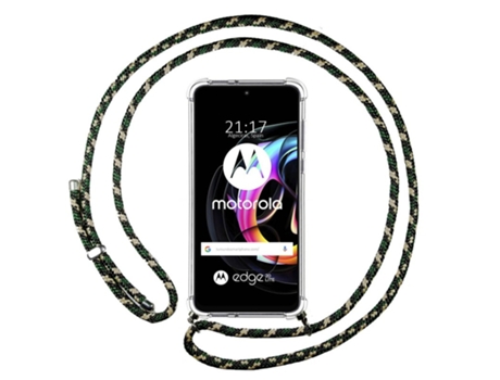 Carcasa Motorola Edge 20 Lite TUMUNDOSMARTPHONE Colgante Verde