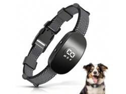 Collar Negro Anti Ladrido 4 Modos Combinados, Ocho Niveles Sensibilidad, Anti Falsa Activación E Ip67 Impermeable.