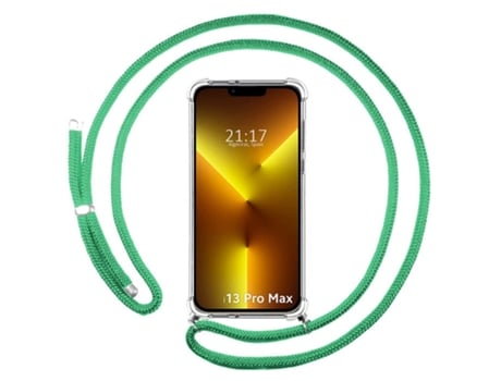 Carcasa iPhone 13 Pro Max (6.7) TUMUNDOSMARTPHONE Colgante Verde