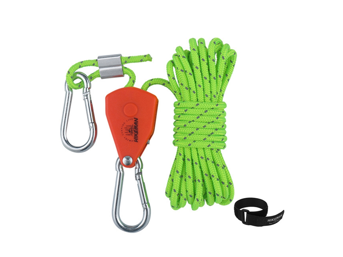 Clip Ajustable Para Cuerda De Tienda De Campaña De 4/5 M, Antipérdida, Con Diseño Reflectante Y Alta Resistencia (427/767 Lbs).