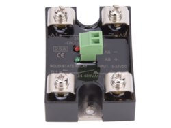 Relé De Estado Sólido Berm Dk25da, Control Cc, 2 Canales, Ca 24-480 Vca, 25 A, Monofásico.