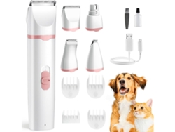 Kit de manicura para mascotas con lima de uñas para perros y gatos, envase sin aceite - Rosa