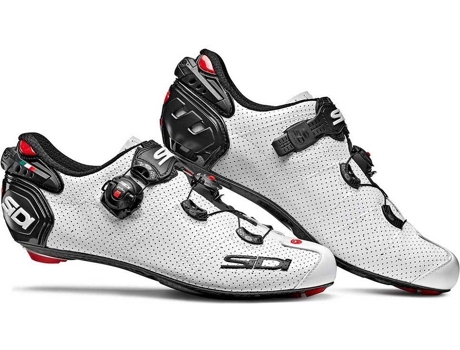 Zapatillas para Hombre SIDI Carretera Wire 2 Carbono Blanco para Ciclismo (EU 46)
