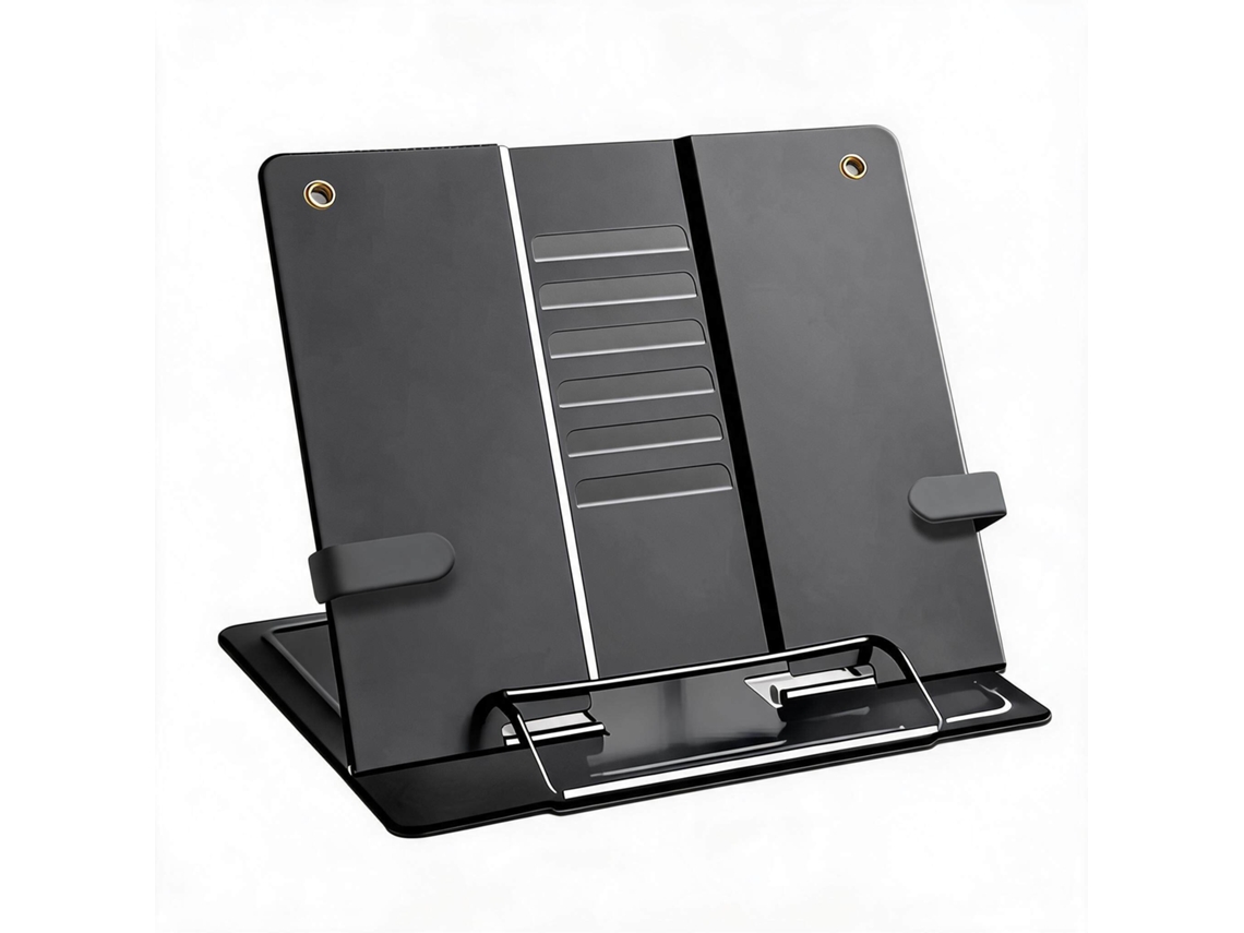 Soporte de sobremesa para libros Digitallab con 6 ángulos ajustables, que previene la curvatura y la miopía prematura.