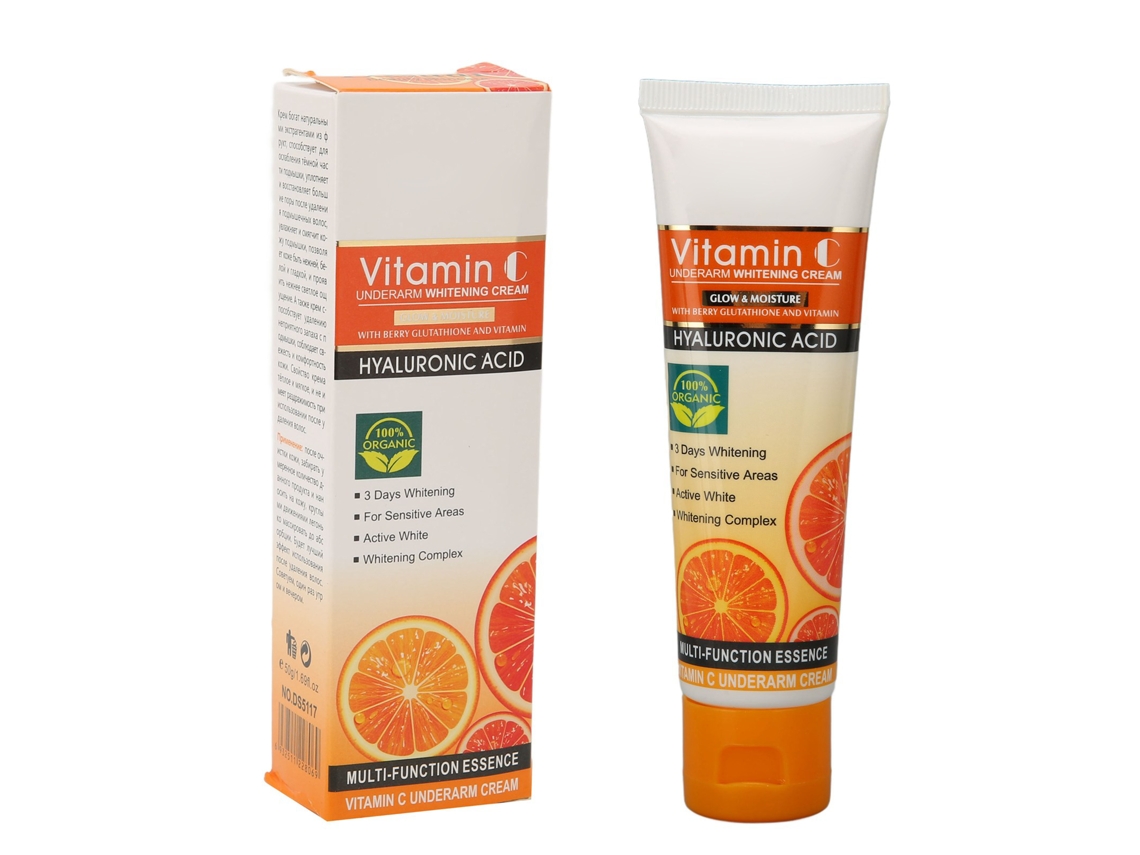 Desodorante y crema blanqueadora para axilas