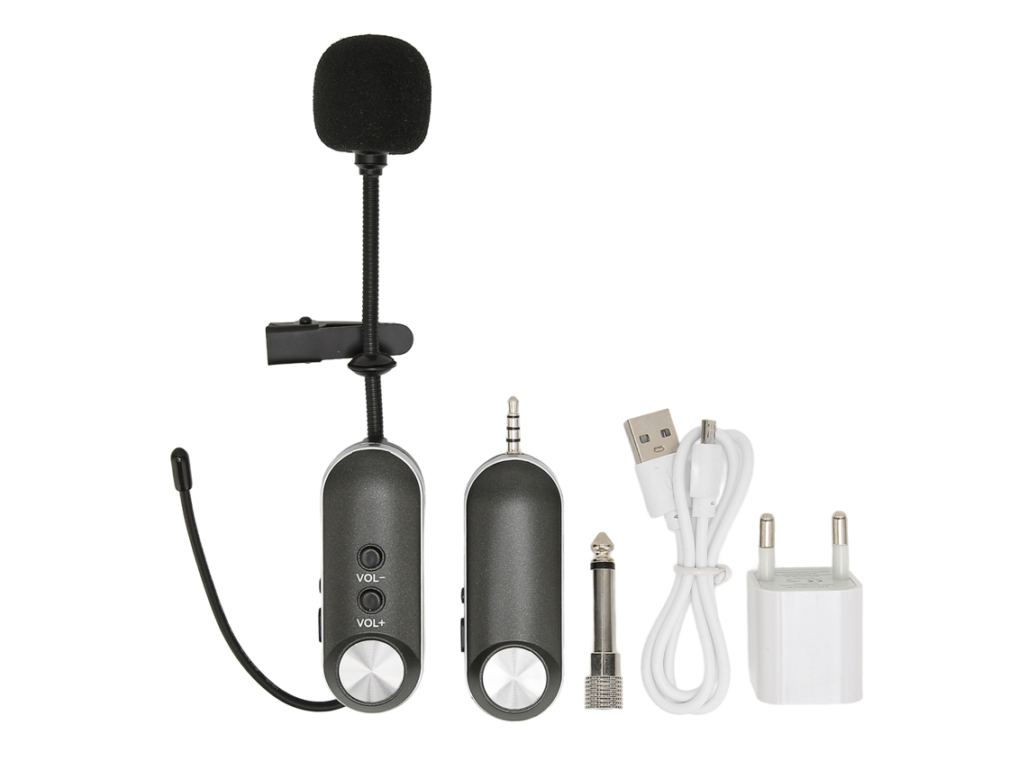 Micrófono Lavalier Inalámbrico (transmisión Inalámbrica Uhf Con Conector Jack De 3.5mm)
