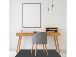 Alfombrilla protectora para suelo de parquet laminado de 145 x 195 cm, color gris.