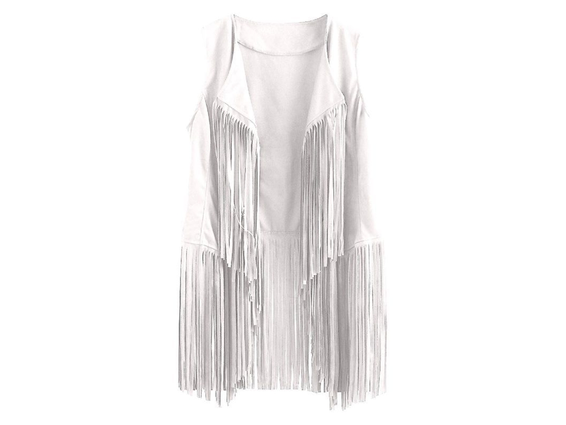 2026-chaleco Sin Mangas De Gamuza Con Flecos Para Mujer Estilo Étnico Otoño Invierno