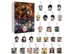 Caja sorpresa con calendario de Blade of Ghosts, regalo de recuerdo de amistad, llavero colgante para mochila