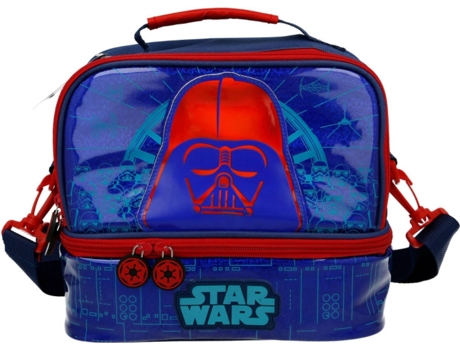 Mochila Lonchera STAR WARS (Azul - Poliéster - 21.5 x 25 x 14.5 cm)