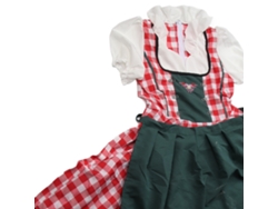 Disfraz De Oktoberfest Estilo Dirndl, Disfraz De Cervecería, Uniforme Con Delantal, Disfraz De Niña Linda (femenino)