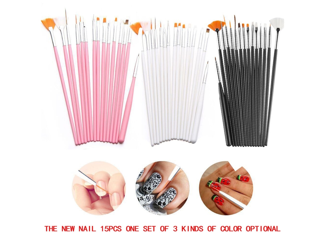 Juego de 31 pinceles para decoración de uñas, lápices para decoración de uñas, pincel delineador, herramienta para pintura de gel UV, acrílico