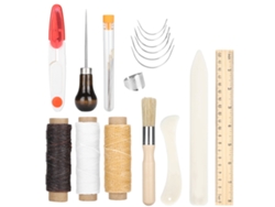 Kit De Costura De Cuero De 22 Piezas Para Principiantes - Herramientas De Bricolaje - Artesanía En Cuero