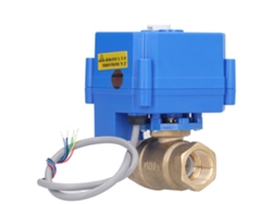 2026velora-Válvula motorizada para pellets DN15 de latón con indicador DC3-6V BSP1/2 pulg.