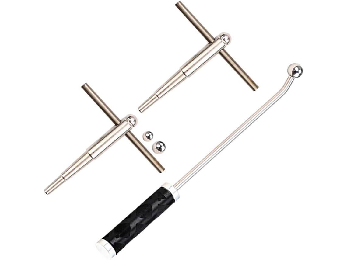 Kit de herramientas para reparación de trompeta y trombón (2 piezas), mango negro, herramientas de acabado y...