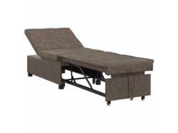 Sofá Cama | Sofá De Salón | Sofá De Descanso Gris Oscuro 194 X 67 X 82 Cm Tela Huahua